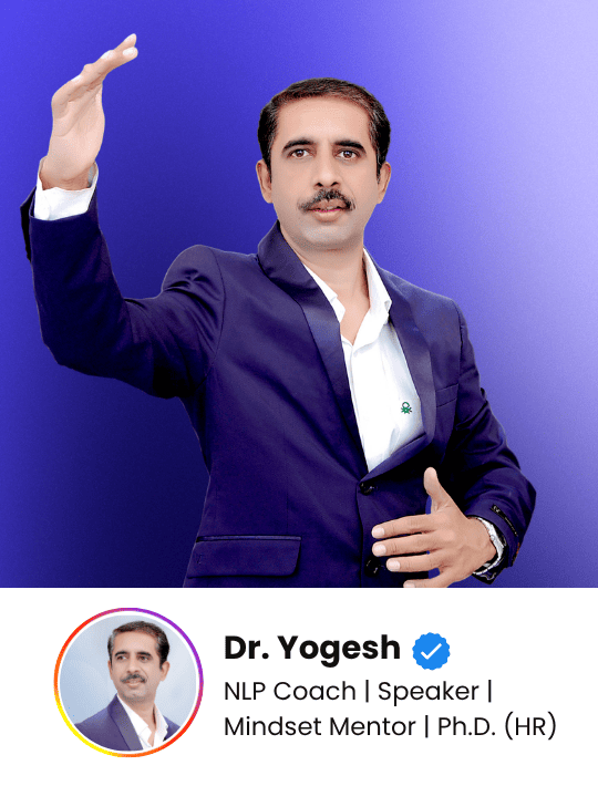 Dr. Yogesh - NLP Coach | Speaker | Mindset Mentor | Ph.D. (HR). Expert featured in High Profit Coaching network.