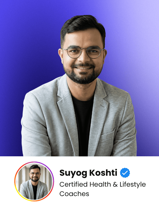 Suyog Koshti - Certified Health & Lifestyle Coach. Expert featured in High Profit Coaching network.