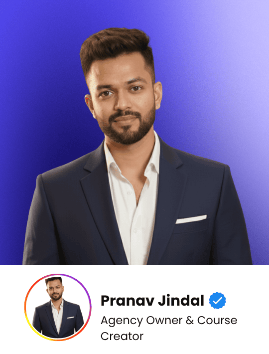 Pranav Jindal - Agency Owner & Course Creator. Expert featured in High Profit Coaching network.