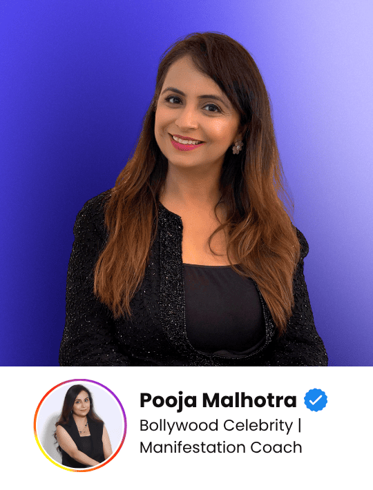 Pooja Malhotra - Bollywood Celebrity | Manifestation Coach. Expert featured in High Profit Coaching network.